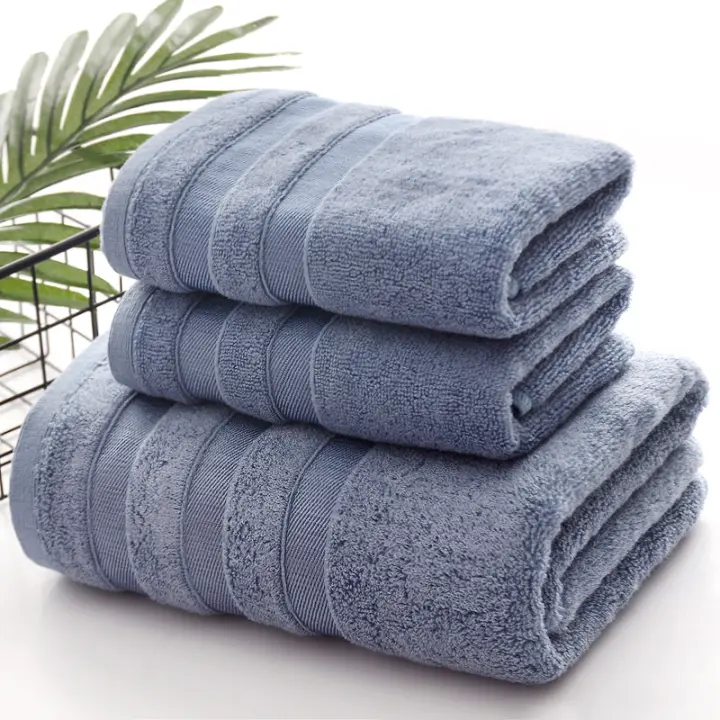 Juego de toallas de baño de Microfibra, superabsorbente, antipelusa, Secado rápido, 35x75cm,140x70 cm - 1