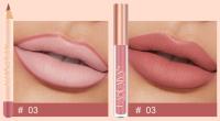 HANDAIYAN Lápiz Delineador de labios mate, taza antiadherente de larga duración, no se decolora, resistente al agua, terciopelo pigmentado, Kit de brillo de labios, Cosméticos de belleza, maquillaje Gif - details 7