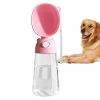Botella de agua portátil de plástico para perros, a prueba de fugas, multifuncional, extraíble, para mascotas, para viajes al aire libre - details 12