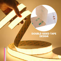 Tira de luces LED COB regulables lineales, cinta Flexible de 30MM, 24V, 1600LED/M, para decoración de habitación, 3000K, 4000K, 6000K, 1M, 3M, 5M - details 5