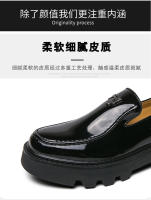 Plataforma de moda para hombres que aumenta los mocasines club nocturno estilista zapatos de moda. - details 5