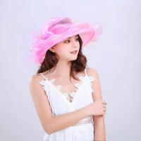 Elegante Sombrero de Organza con Borla de Dobladillo Sombrero Derby Transpirable para Ocasiones Formales Regalo de Año Nuevo 2025 - details 3