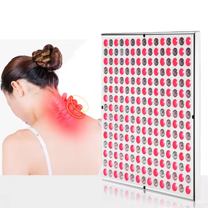 Panel de terapia de luz roja infrarroja lejana, cuidado de la belleza, rojo profundo 660nm y infrarrojo cercano 850nm, Combo de luz (225 LED) - 1