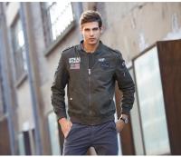 Chaqueta Bomber de piloto para hombre, Parkas militares para motocicleta, abrigo táctico de piloto de la Fuerza Aérea, prendas de vestir exteriores de carga, Invierno - details 5