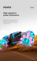 Coche acrobático teledirigido para niños, juguete electrónico con Sensor de gestos y reloj, rotación LED, 2023G, novedad de 2,4 - details 15