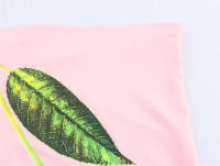 OUWU- Verano 2025 Nueva Camiseta Sin Tirantes Con Cuello Recto Y Estampado De Cereza Ajustada Dulce Y A La Moda - details 4