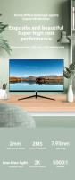 Monitor de ordenador para oficina/hogar, pantalla curva 16:9, 2ms, respuesta, Panel IPS, HDMI/DP, 24 ", 27", 32 ", 1K75Hz240Hz - details 0