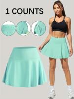 Falda Deportiva Casual para Mujer con Pantalones Falsos de Tenis - Conjunto de 2 Piezas - details 5
