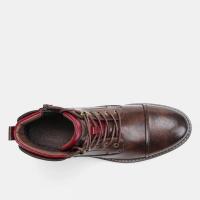 Cómodas botas de cuero para hombre,Botas para hombre,Primavera y Otoño 2025 Nuevo Tamaño 39-45 - details 13