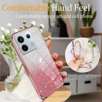 Funda de Silicona Transparente con Purpurina para Xiaomi Redmi Note 13 Pro, 5G, no 4G - details 11