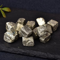 Pirita cúbica Natural de alta densidad, pirita, Mineral Irregular en bruto, adornos para muestras de enseñanza, 1 unidad - details 0