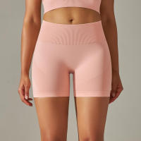 Hamidou-pantalones cortos de Yoga sin costuras para mujer, Shorts de entrenamiento con realce de glúteos, ropa deportiva para gimnasio - details 23
