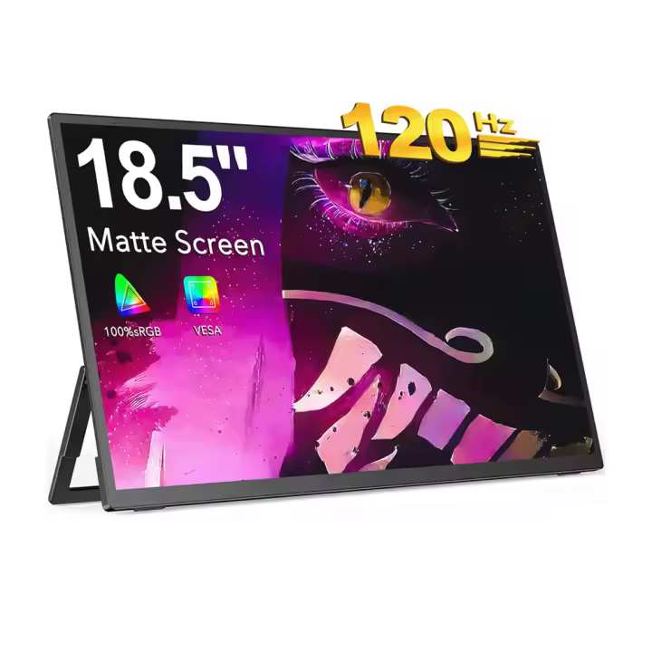 UPERFECT 18 UMax 18,5 "Monitor de ordenador portátil 120hz pantalla FHD con tipo C Mini HDMI VESA soporte de elevación giratorio - 1