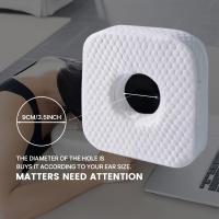Almohada para perforación de orejas para personas que duermen de lado, almohadilla con un agujero para la oreja para CNH, 1 unidad - details 7