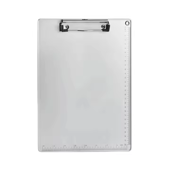 Almacenamiento de billetes de papel de aleación de aluminio, carpeta de archivos de libros, portadocumentos A4, portapapeles, almohadillas de escritura, Clip para tablero de escritura - 1