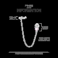 Pendientes de plata brillantes en forma de U Laza Aro para mujer, adecuados para regalos de fiesta de compromiso de aniversario, 2025 - details 2