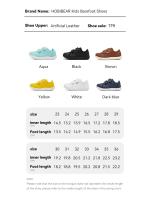 Zapatos descalzos para niños y niñas, zapatillas minimalistas con punta ancha, zapatos ligeros de cuero Artificial con gancho - details 1