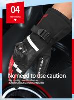 Guantes de Motocicleta para Invierno Cálidos, A Prueba de Viento, Pantalla Táctil, Antideslizantes, Talla M-XXL - details 6