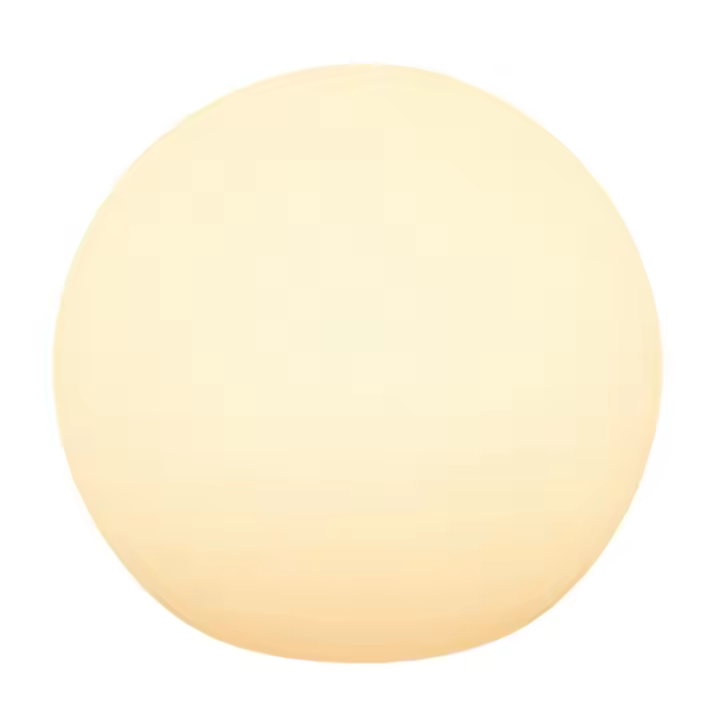 Lámpara de pie de globo moderna, decoración estética para sala de estar, dormitorio, habitación, lámpara de bola LED brillante para interiores - 1