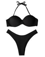 Bañador brasileño Sexy para mujer, conjunto de Bikini con sujetador de realce, traje de baño de dos piezas, ropa de playa de cintura baja, bañador de leopardo - details 50
