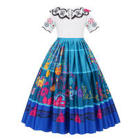 Disfraz de princesa Mirabel Encanto para niños, vestido de fiesta de Halloween, regalo de cumpleaños, Cosplay para niñas - details 4