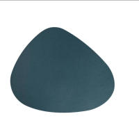 Manteles de Mesa de Estilo Nórdico Impermeables, Antideslizantes, Aislantes de Calor de Cuero PU para Mesas de Comedor - details 14