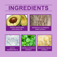 Crema para ojos reafirmante portátil, 20g, antiarrugas, firme, se desvanece, líneas finas, ojeras, antihinchazón, brillo e hidratación, crema para ojos - details 2