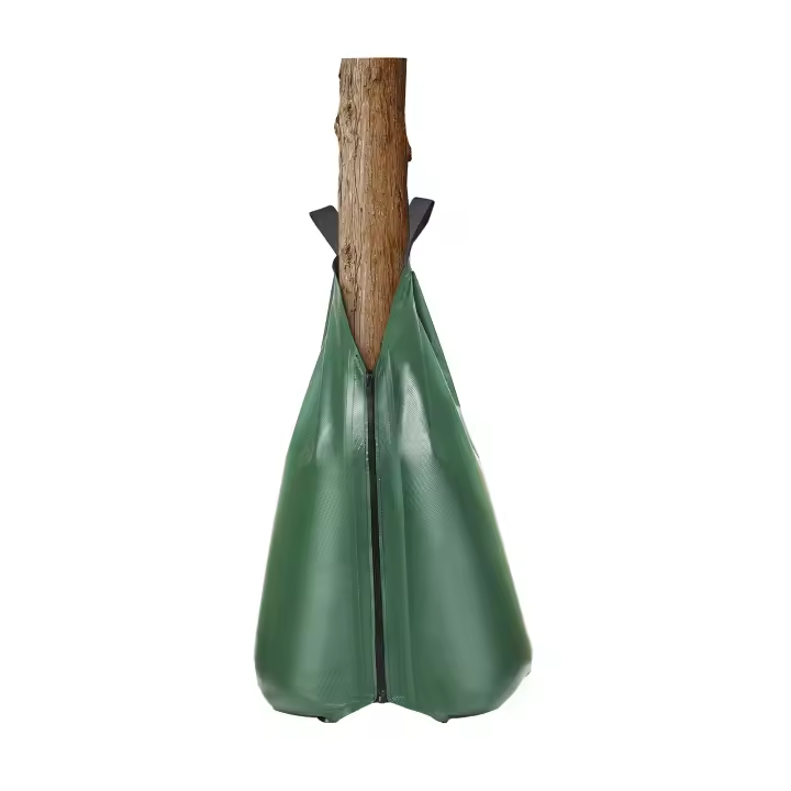 SucceBuy Bolsa de riego para árboles, bolsas de liberación lenta, riego por goteo recargable con cremallera, sistema duradero para apuntar a raíces profundas - 1
