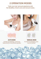 Vancostar-depiladora láser de refrigeración para hombres y mujeres, removedor de pelo lPL, Flash Touch, 2 opciones, recortadora de Bikini, 999900 - details 8