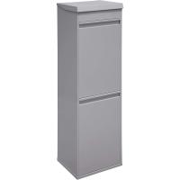 Contenedor de basura y reciclaje de acero de 2 compartimentos con bandeja superior |   2x17L (34L) |   Cubos de basura de cocina |   Contenedores de Reciclaje para Casa u Oficina - details 2