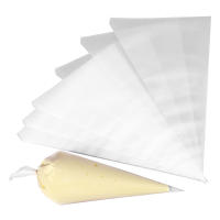 Bolsa de pastelería desechable para glaseado de pasteles, herramientas de decoración de galletas y postres, accesorios de cocina para hornear, 100 piezas - details 1