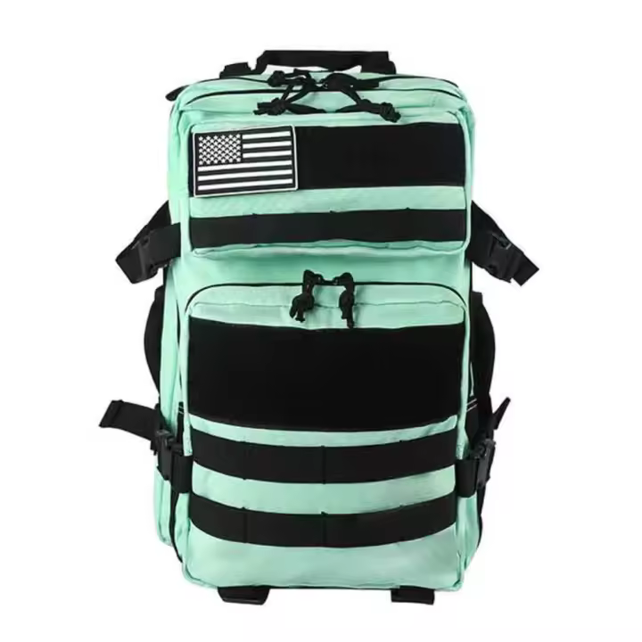 Mochila Verde de 25L Bolsa Militar para Acampar Bolsas de Viaje Equipo Táctico de Ejército Molle - 1