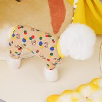 Suministros para mascotas, pijamas de algodón para perros, camiseta interior transpirable con patrón de oso para perros, ropa fina para cachorros y gatos - details 5