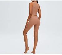 Chaleco de Yoga sin Costuras Ropa Deportiva Transpirable para Mujeres Ideal para Entrenamiento y Correr Material de Nylon Hecho en China - details 13