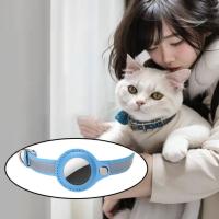 Collar rastreador de ubicación ajustable para mascotas, antipérdida con tira reflectante, cubierta protectora para rastreador de mascotas de cuero PU - details 3