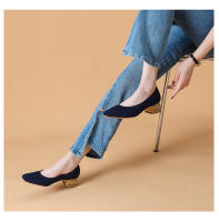 Zapatos de Muganza Tejidos Transpirables con Tacón Grueso Pisa Fuerte esta Primavera - details 33