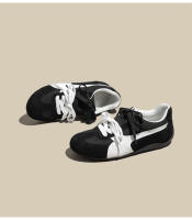 Cuero Ankola rojo casual zapatos de entrenamiento moral Forrest Gump zapatos nuevo retro cordones color coincidencia de cuero casual zapatos de mujer - details 25