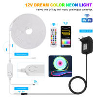 GAHADA Cinta LED RGBIC Neon Moderna Control Remoto de 24 Botones A Prueba de Agua Iluminación y Decoración - details 16