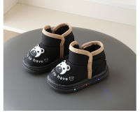 Otoño nuevas botas de nieve de algodón grandes lindas luces apiladas botas calientes de los niños engrosadas tesoro masculino botas de algodón antideslizantes tesoro femenino - details 11