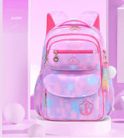 Mochilas escolares de primaria para niñas, mochila bonita rosa y azul, gran capacidad, regalo para niños - details 17