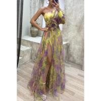 Vestido Elegante de Malla Multifuncional para Mujer Estilo Descubierto con Hombros - details 11