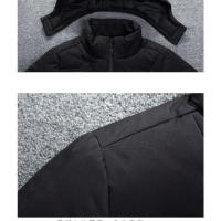 Chaqueta de plumas para hombre, de Color sólido Abrigo con capucha, gruesa, ajustada, informal, a la moda, 2024 - details 7