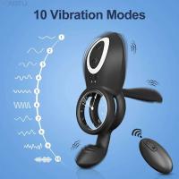 Leten-vibrador de pareja con anillo de Control remoto de doble Motor, juguetes sexys para adultos para hombres, anillo para retrasar la eyaculación - details 6