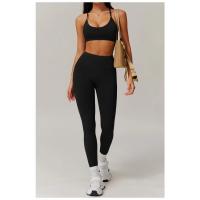 Sujetador deportivo de yoga para correr con tirantes de empalme transpirables que liberan oxígeno y espalda hermosa - details 5