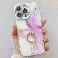 Funda con soporte de anillo para Apple iPhone 16 15 14 Pro Max, de mármol de alta calidad, IMD, PC, a prueba de golpes. - details 14