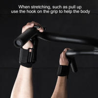 Tcare Gimnasio Fitness Ganchos de Levantamiento de Pesas Guantes de Power Lifting con Correas de Muñeca 2Pcs De China - details 15