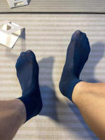 Calcetines para hombre Medias cortas ultrafinas transparentes Vestido de negocios Medias de tubo Calcetines transpirables transparentes sexys - details 4