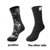 Calcetines de Buceo SWROW 5mm CR de Neopreno Camuflaje para Playa Calcetines de Natación Cálidos para Scuba Diving Surf Board - details 2