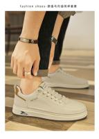 2025 Nuevo blanco limpio para hombres guapos y refrescantes para zapatos de moda versátiles e informales diarios - details 11