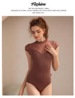 Elegante Leotardo de Ballet de Alta Gama Ropa de Arte para Adultos Prenda de Yoga Aire - details 9